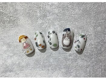 ネイル アンド アイラッシュ ヨンマルニ(Nail&eyelash 402)/キャラクターネイル