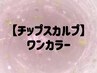 チップスカルプ長さ出し★ワンカラー/フラッシュ¥7980