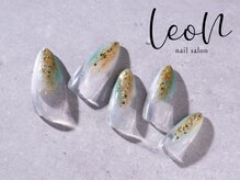 レオン 枚方(LeoN)/5月No.9:月替わり定額ネイル♪