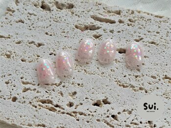 チーク×ミニハート