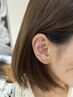 【耳つぼジュエリー】ボディラインが気になる方：両耳６粒