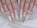 チップ長さだしネイル