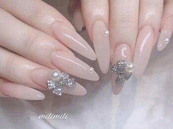 ミリミリ 本店(milimili)の写真/季節の可愛いトレンドネイルはお任せ♪人気No.1アート10本¥7980【パラジェル/フィルイン対応】