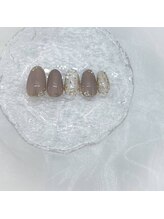 ツメトトノウ/大人上品なグレージュネイル