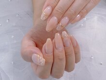 イーネイル 池下店(E.nail)/大人上品ツイードネイル