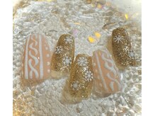 エレノア/定額デザイン・ニットネイル