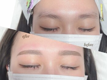 アイブロウ&まつげパーマ mi-Re【ミーレ】【3/20オープン（予定）】/均一な濃さ