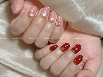 ニコ 高田馬場店(Niko)/いちごネイル