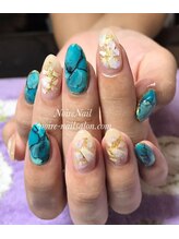 ノワール ネイルアンドスクール(Noire)/★天然石ネイル★