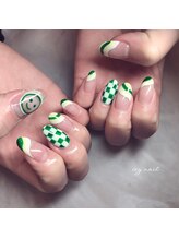 アイビーネイル(ivy-nail)/ニコちゃんネイル♪