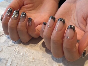 アンネ 梅田 GRACE店(ANNE)/ブラックネイル