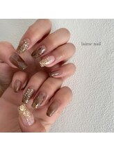 レイムネイル(laime nail)/ホイルレオパード