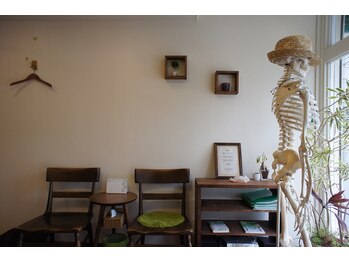 カイロプラクティック整体院 アムネ/アムネ君がお出迎え