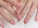 ローズリボンフレンチネイル