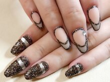 ラビング(Loving)/アシンメトリーネイル