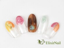 エリクサーネイル 五反田(Elixir Nail)/定額a シンプル／クーポン使用