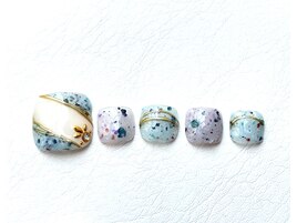 テラゾー柄デザイン