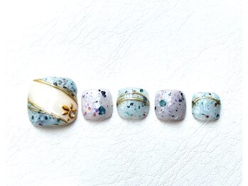 テラゾー柄デザイン