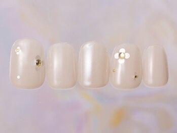 ジェミーネイル シンジュク(Jemiy nail shinjuku)/お花ホロ¥6980