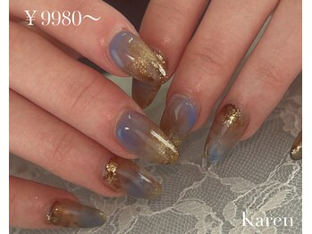 スカルプ/ニュアンス/ブラウン