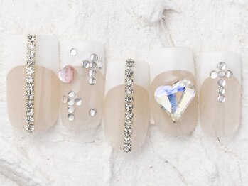 ジェミーネイル エビス(Jemiy nail ebisu)/韓国フレンチストーン12180yen