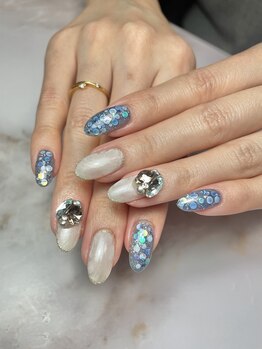 エスビューティー(es.beauty)/ビジュー×クリアブルー