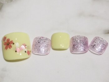 カレネイル(kale nail)/３月限定シンプルアートコース