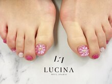 ネイルスタジオ ルキナ(LUCINA)/c-259 ぷっくりフラワーネイル