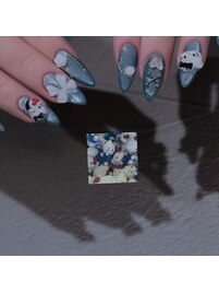 キティちゃんネイル