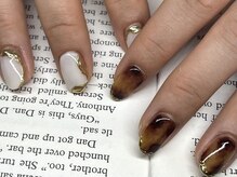 プチボヌール(Petit bonheur)/べっ甲ネイル