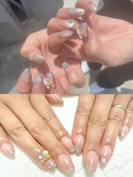 ジェルネイルステラ(gel nail Stella)の写真/ニュアンスネイルやマグネット,ちゅるんネイルもご用意!オフィスでも上品キレイな細見えネイルのご案内♪
