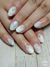 ウォーターワールド 大和店(WATER WORLD)/大理石ネイル