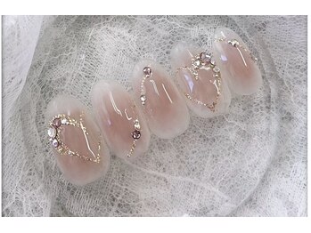 アリエル(Ariel)/ハートチークネイル