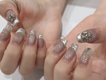 ミラーフレンチ×クロムネイル