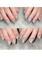 ブリスフルハピネス(Blissful happiness)/キラキラフラッシュネイル