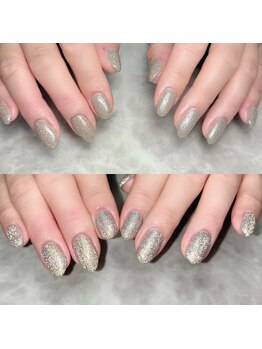 ブリスフルハピネス(Blissful happiness)/キラキラフラッシュネイル