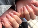 くすみピンクグラデーション
