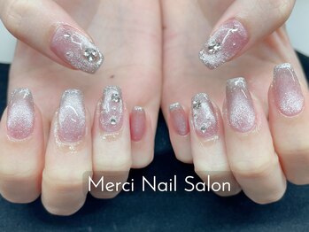 メルシー(Merci)/マグネット＋ラメフレンチ