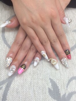 エムアイネイル(MI nail)/スカルプアートつけ放題¥12300