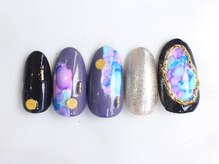 ネイリス(NAILISS)/リキッド/ブラック/パープル