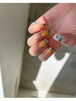 ジィール(JIIL)/手描きアート2本