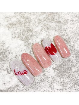 ミルネイル(Mil Nail)/バレンタインネイル