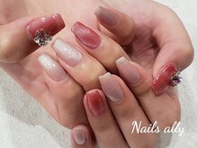 ネイルズアリー 立川店(Nails ally)/ギャラクシー×マグネット×秋冬