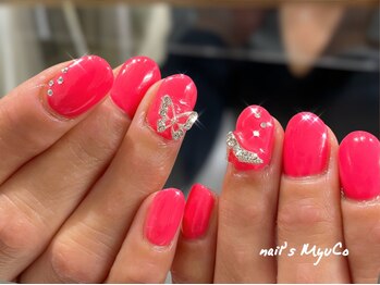 ネイルズミューコ(nail's MyuCo)/トロピカルなワンカラー
