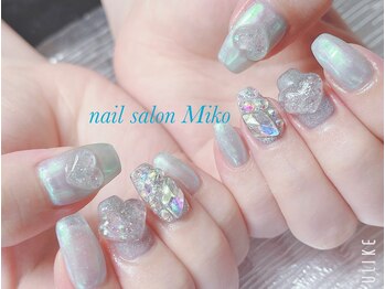ミコ(Miko)/ハートキラキラネイル¥9800