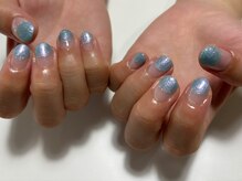 ネイルスタンド ツキイチ(NAIL STAND)/バルーンフレンチ○