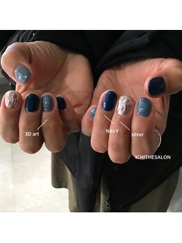 イチプラス(ICHI+)/寒色ネイル