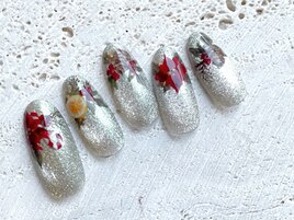 クリスマスネイル