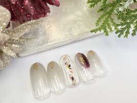 【2025/12月】 シンプルネイル