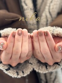 大人奥行きマグネットネイル